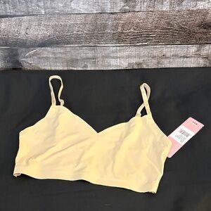 NWT WATSON’S Nude Seamless Invisible Bralette with Adjustable Straps
